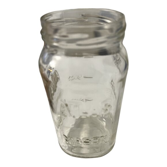 Vintage Atlas Mason Jar – Clear Glass Quart Canning Jar – Mid 20th Century - Picture 1 of 6